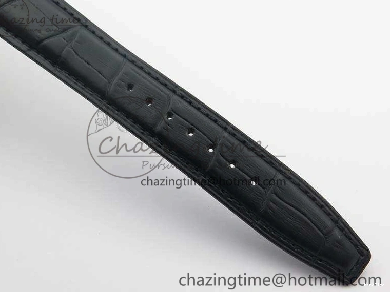 MIROTIME 0421 MoistureWicking Portuguese IW371491 ZF 1:1 Best Edition SS Blue Dial On Leather Strap A79350 (Slim Movement) V 7221